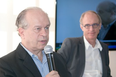 Minister Renato Janine e Martin Grossmann