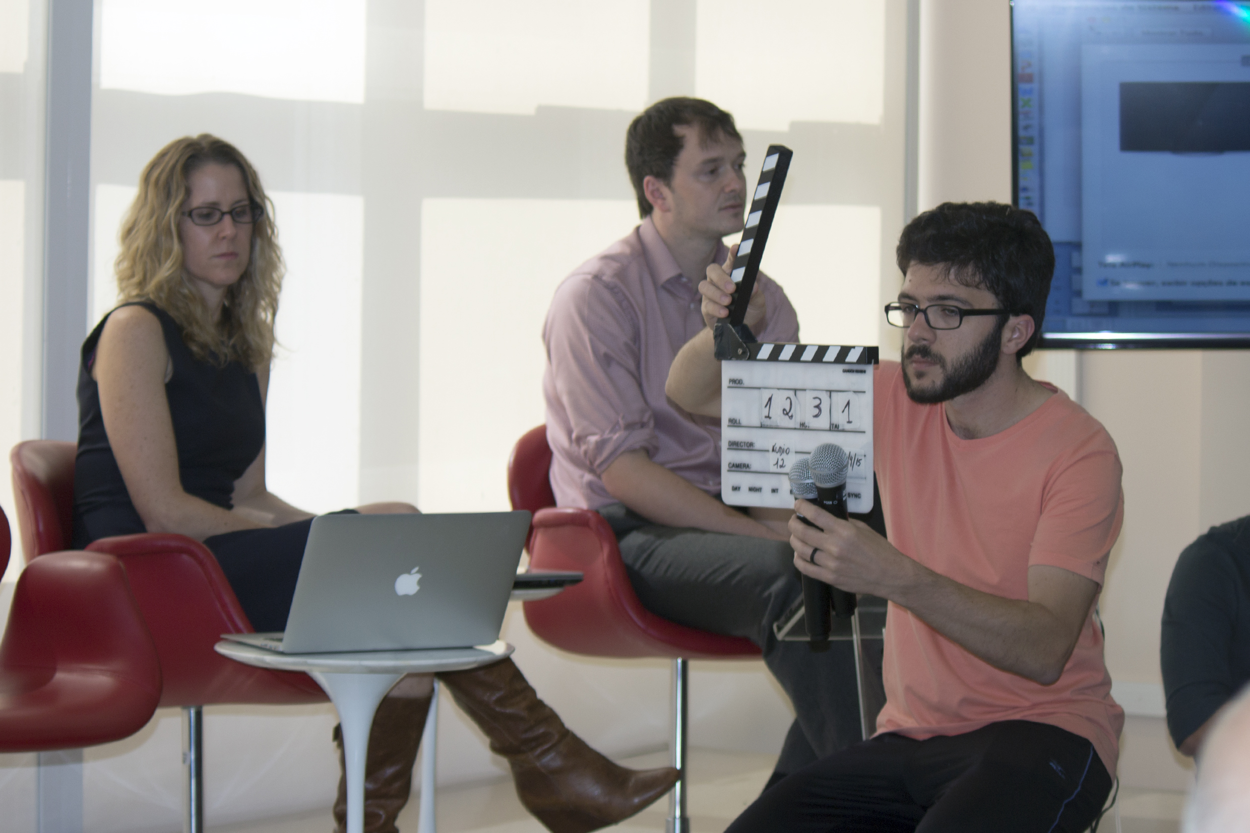 Nikki Moore, David Gange and João Menna Barreto 