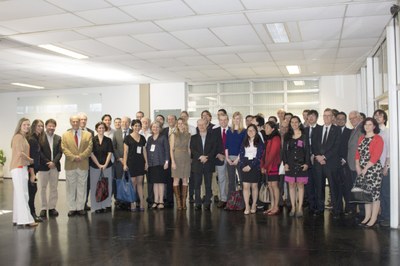 Intercontinental Academia group with minister Renato Janine Ribeiro - April 24, 2015