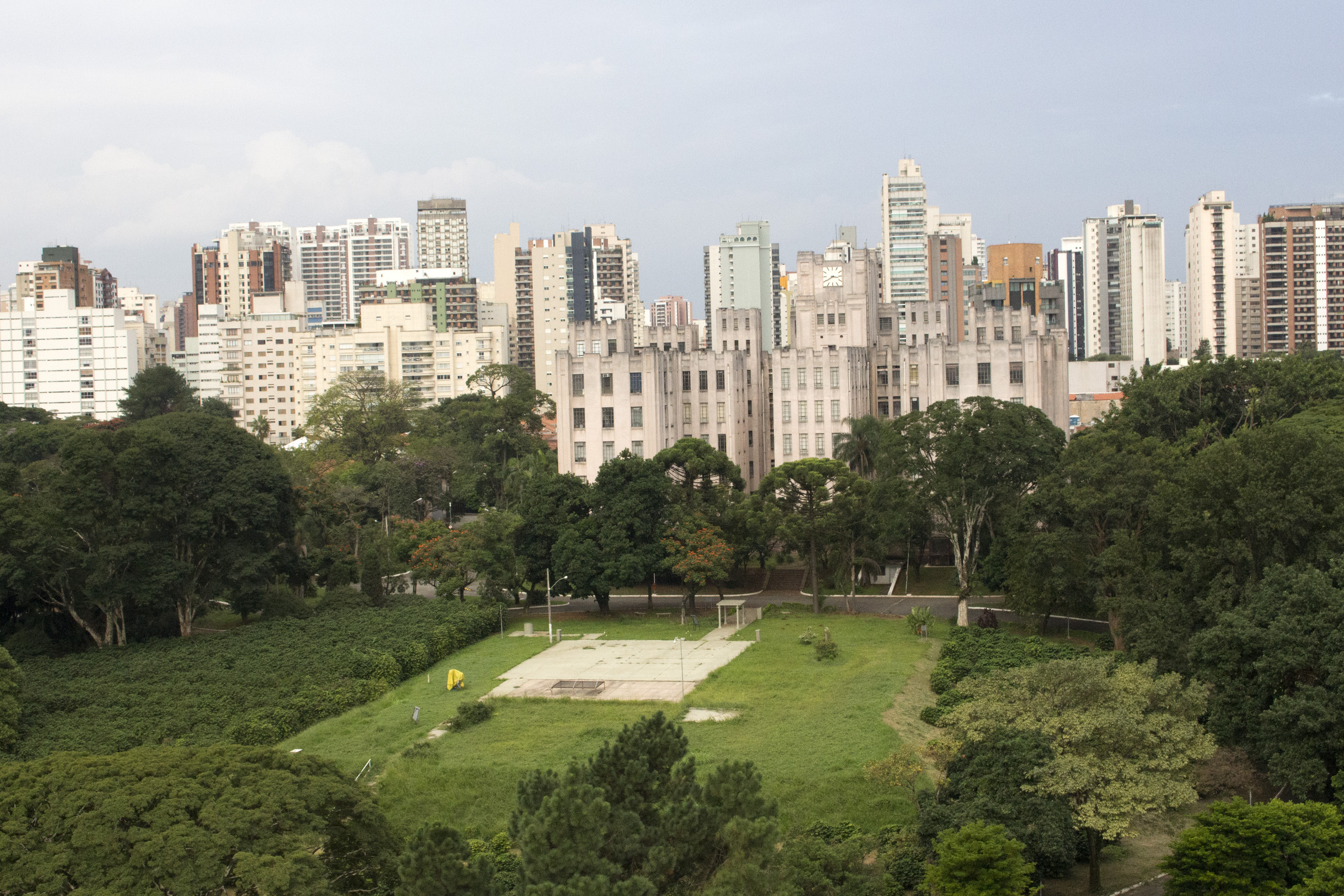 Biological Institute as seen from the top of the MAC-USP