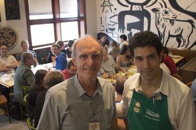 Martin Grossmann with Rodrigo Oliveira (chef) at the Mocotó restaurant - April 19