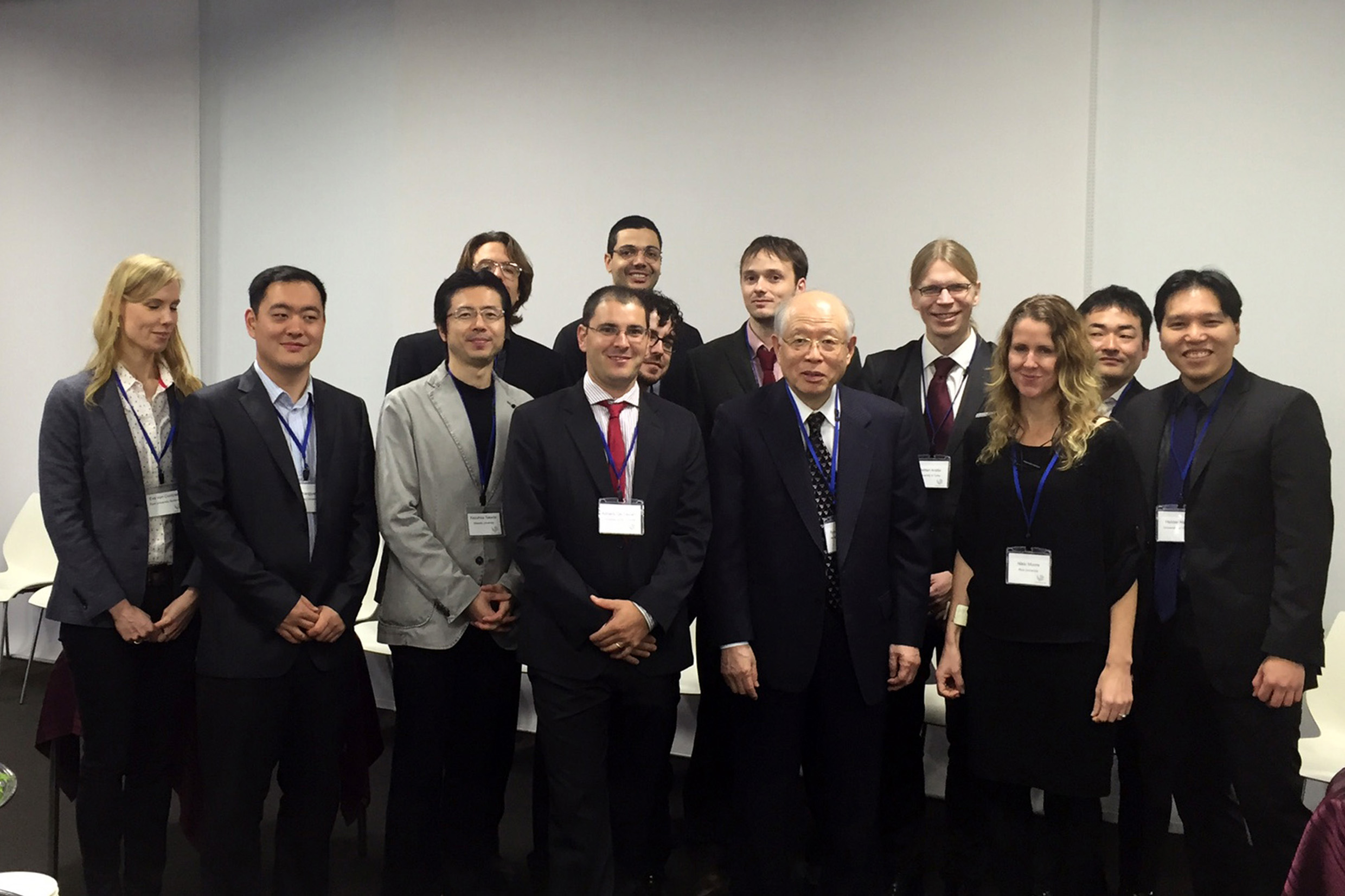 Participants of the Intercontinental Academia with Nobel Prize Laureate Ryoji Noyori