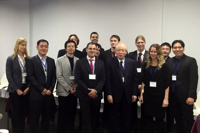 Participants of the Intercontinental Academia with Nobel Prize Laureate Ryoji Noyori